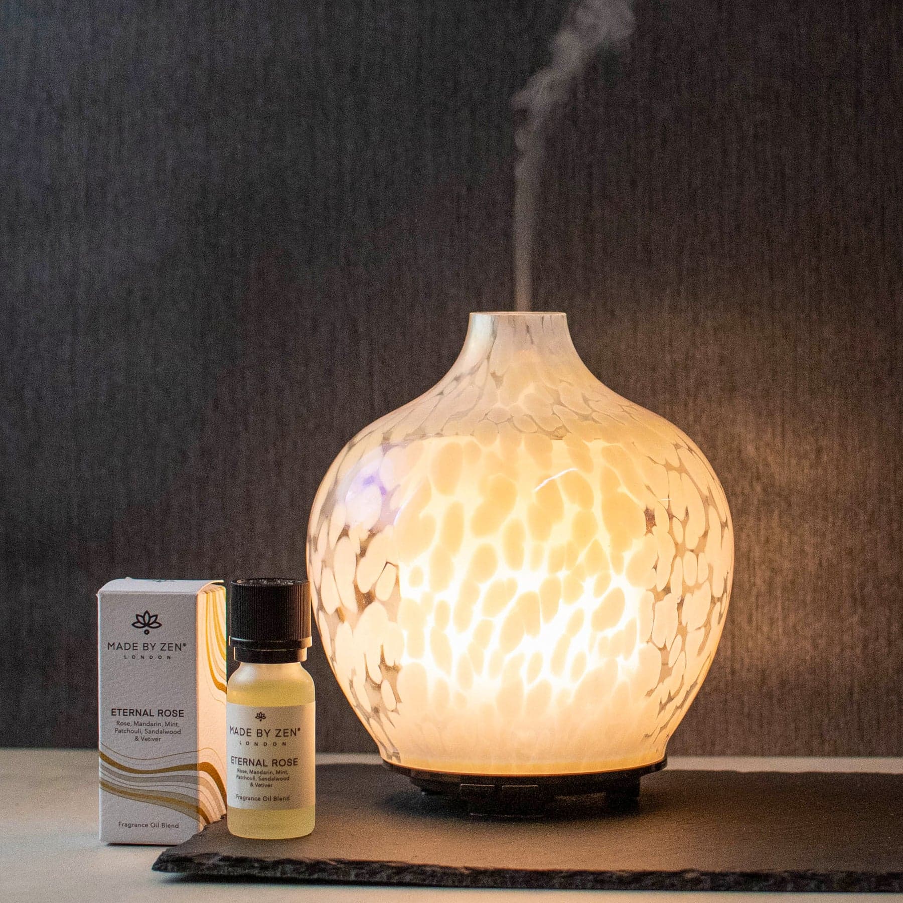 Dyfuzor ultradźwiękowy MERCURA szklany – MADE BY ZEN