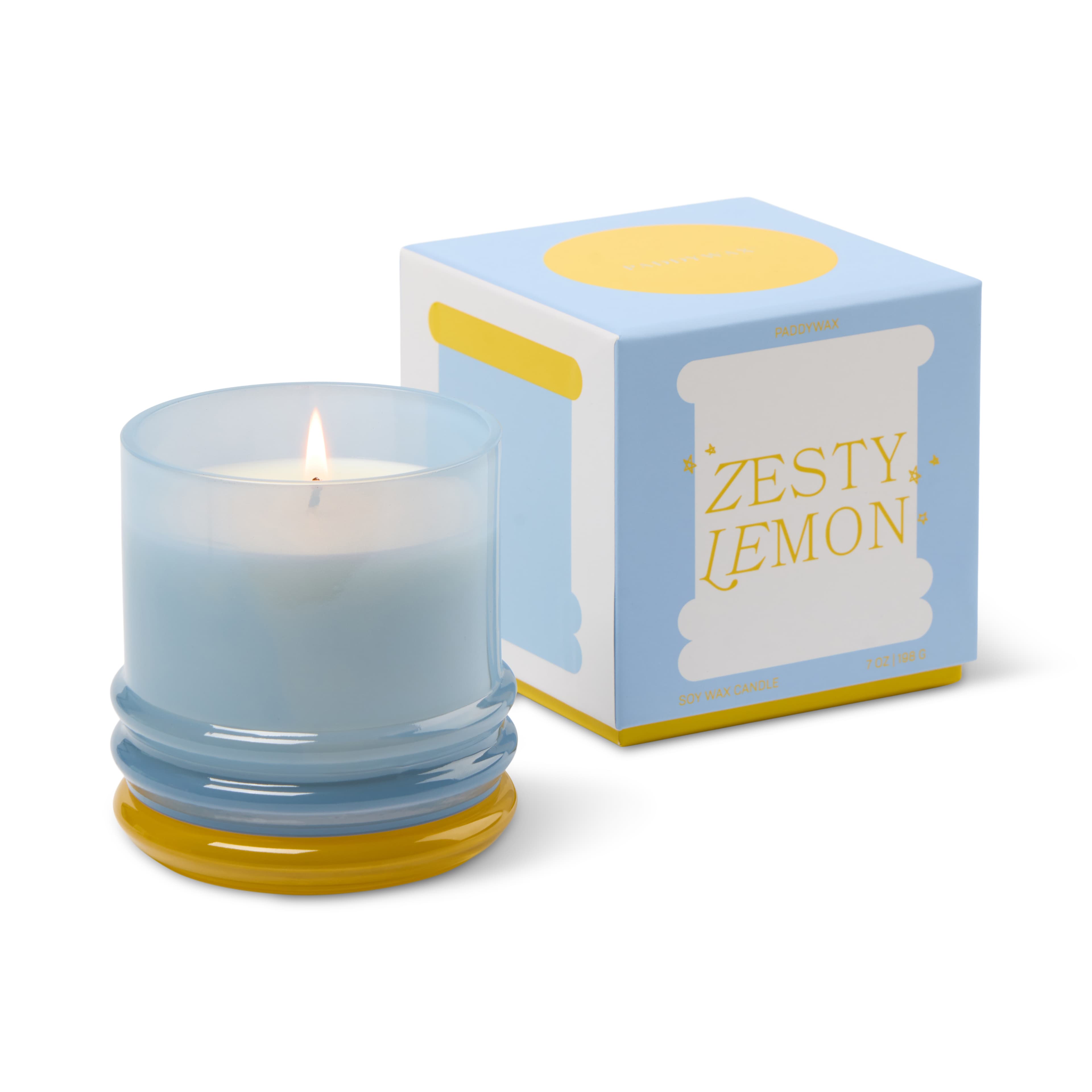 Świeca sojowa w szkle - Stack Paddywax – Zesty Lemon