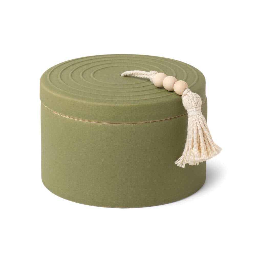 Świeca sojowa ceramiczna z przykrywką Paddywax Cypress & Fir (283g)