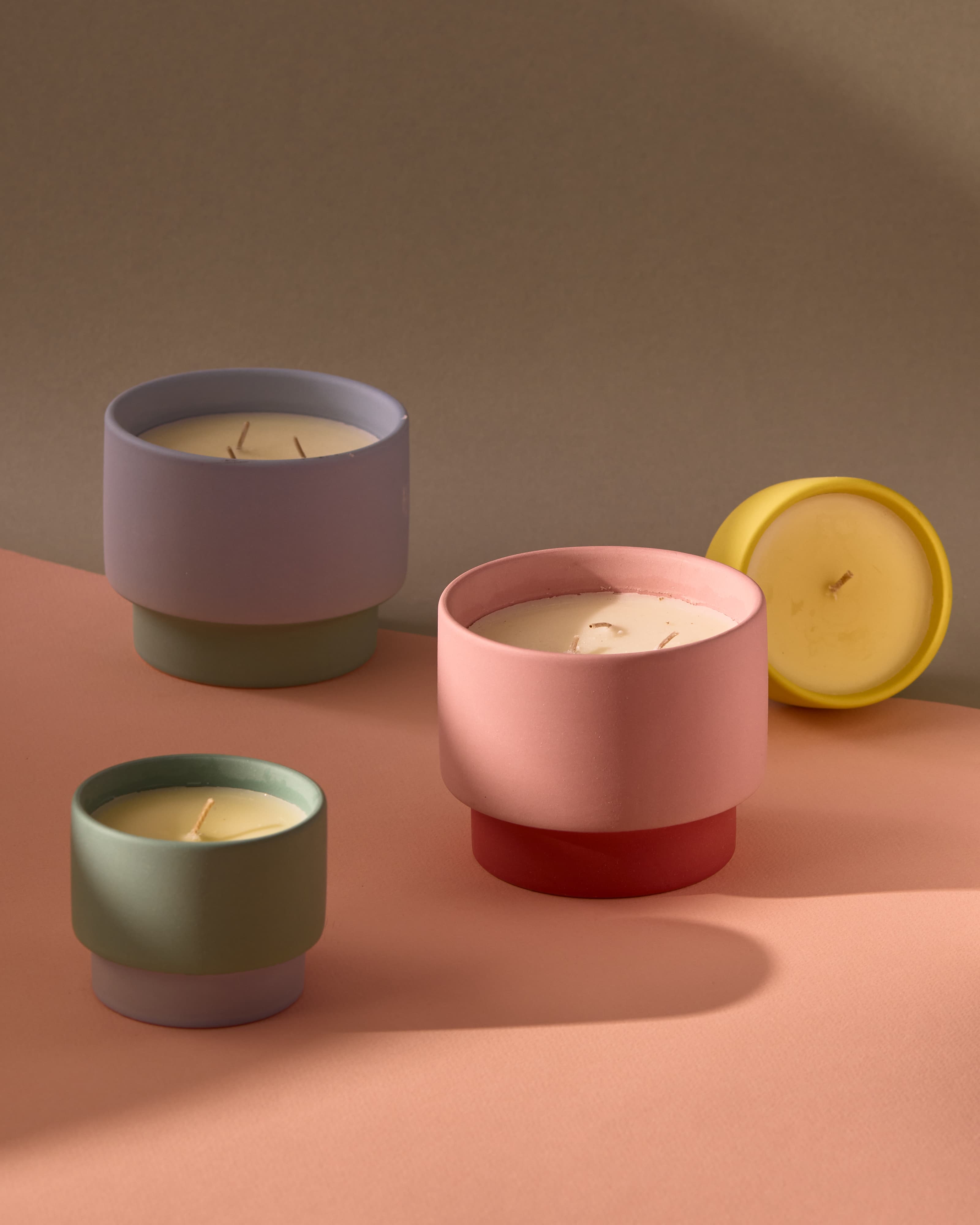 Świeca sojowa ceramiczna - Paddywax Color Block – inne ujęcie