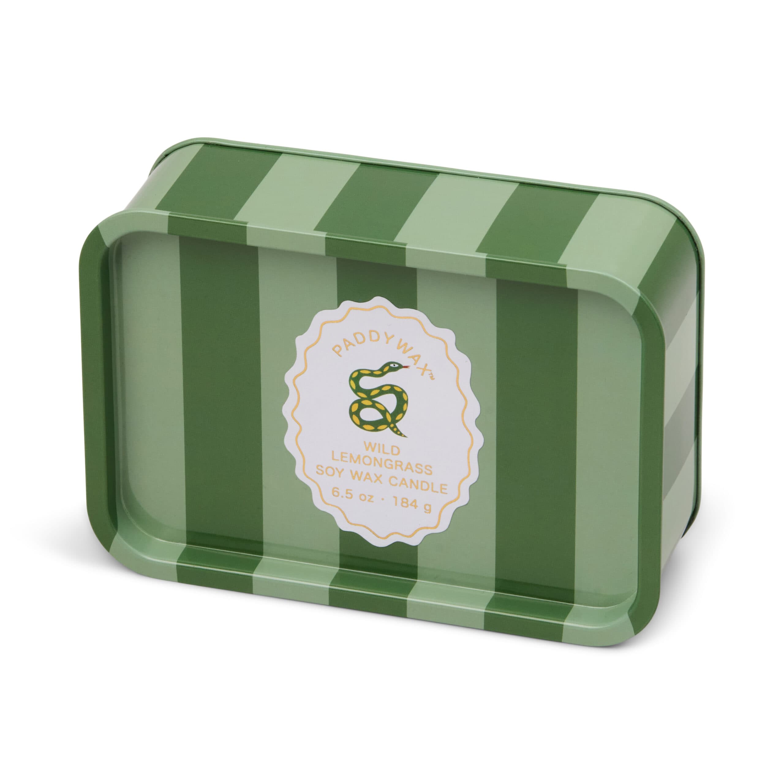 Świeca sojowa w puszce - Paddywax Adopo – Snake - Wild Lemongrass