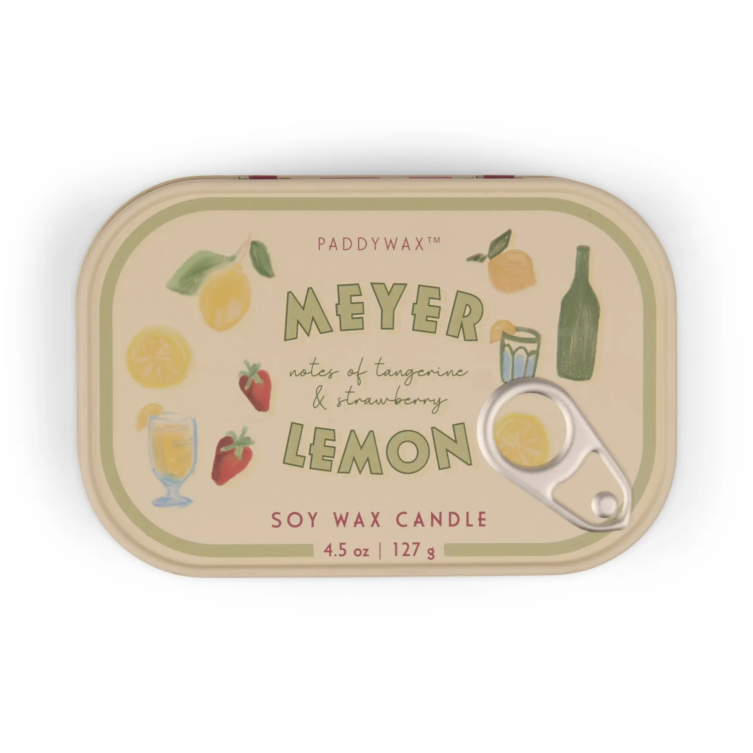 Świeca sojowa w puszce - Paddywax Bistro – Meyer Lemon