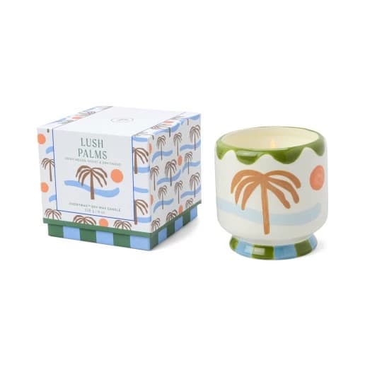 Świeca sojowa w ceramice - Paddywax Adopo – Palms - Lush Palms