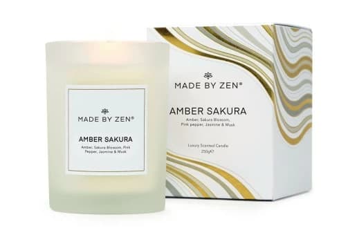 Świeca sojowa – Made by Zen – Amber Sakura