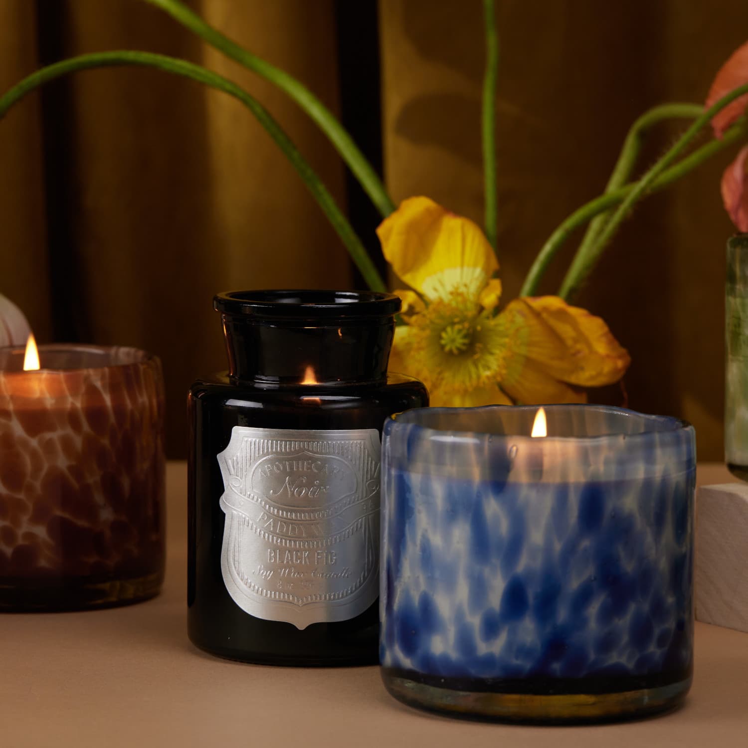 Świeca sojowa szklana - Paddywax Apothecary Noir – inne ujęcie