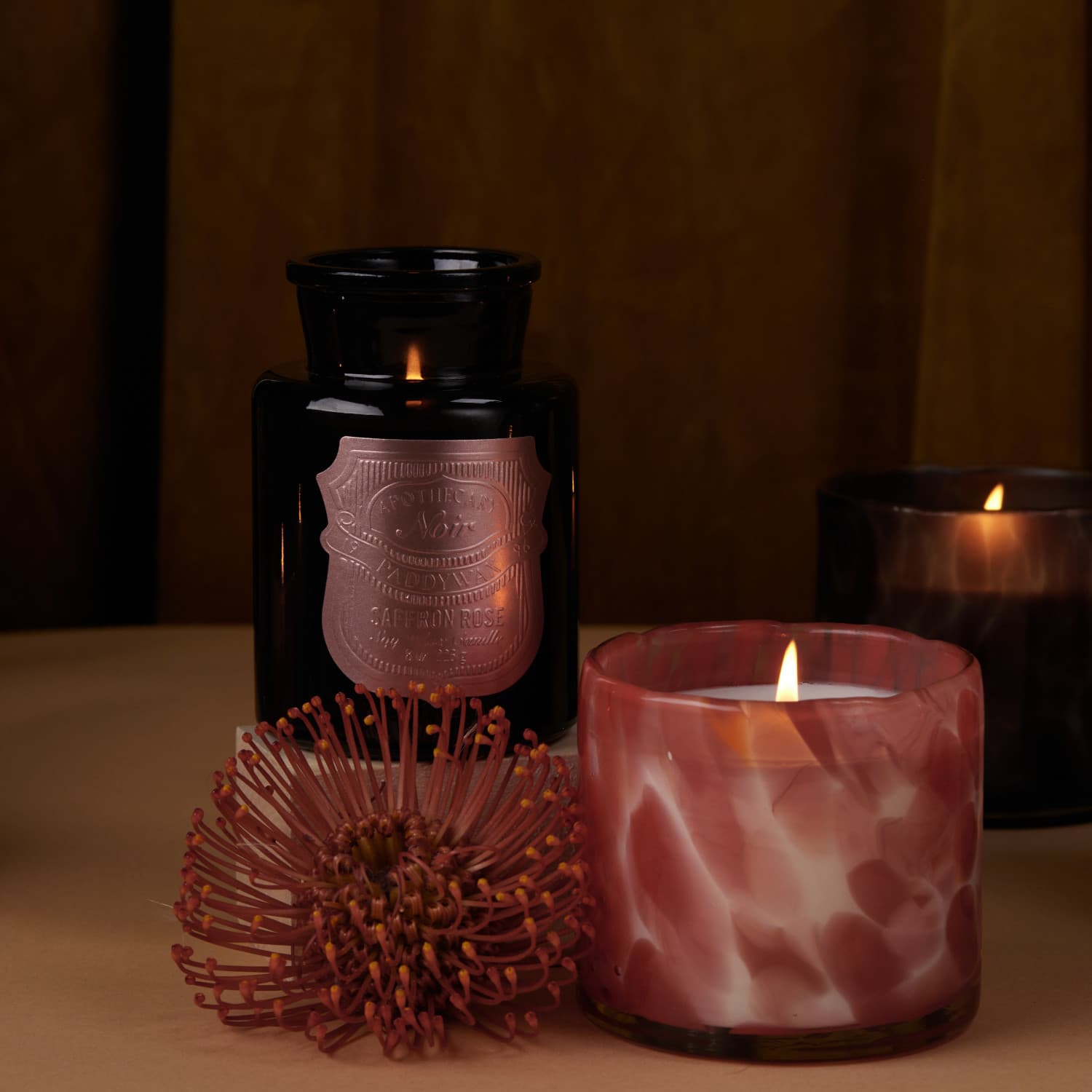 Świeca sojowa szklana - Paddywax Apothecary Noir – inne ujęcie