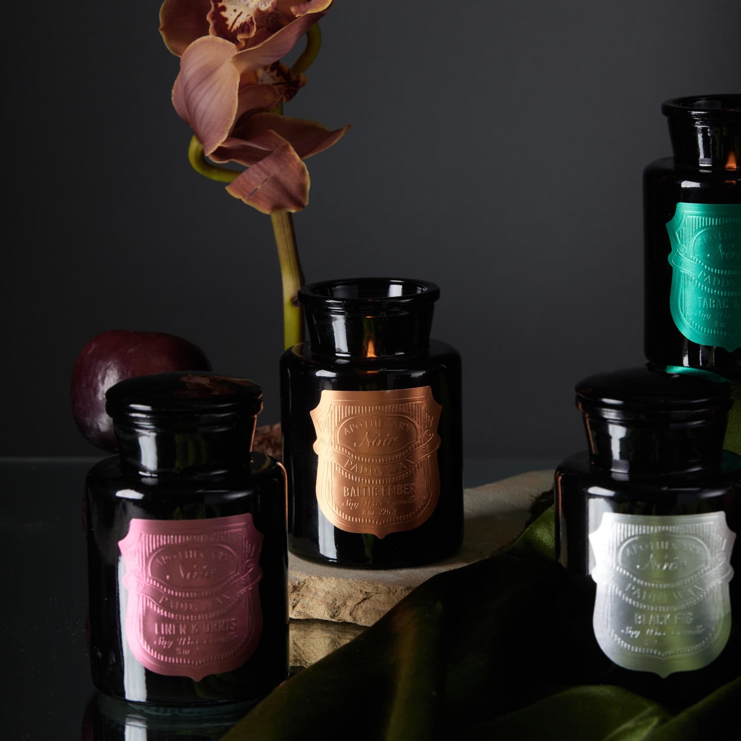 Świeca sojowa szklana - Paddywax Apothecary Noir – inne ujęcie