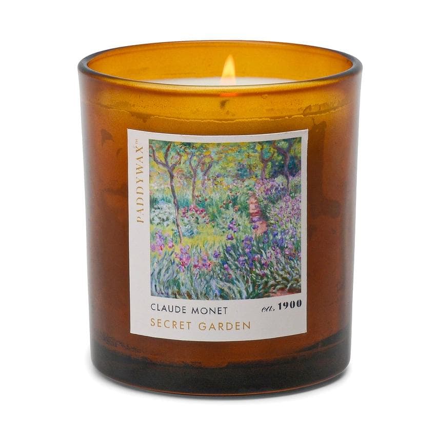 Świeca sojowa w szkle - Paddywax Impressionist – Monet ” The Artist Garden of Giverny ”