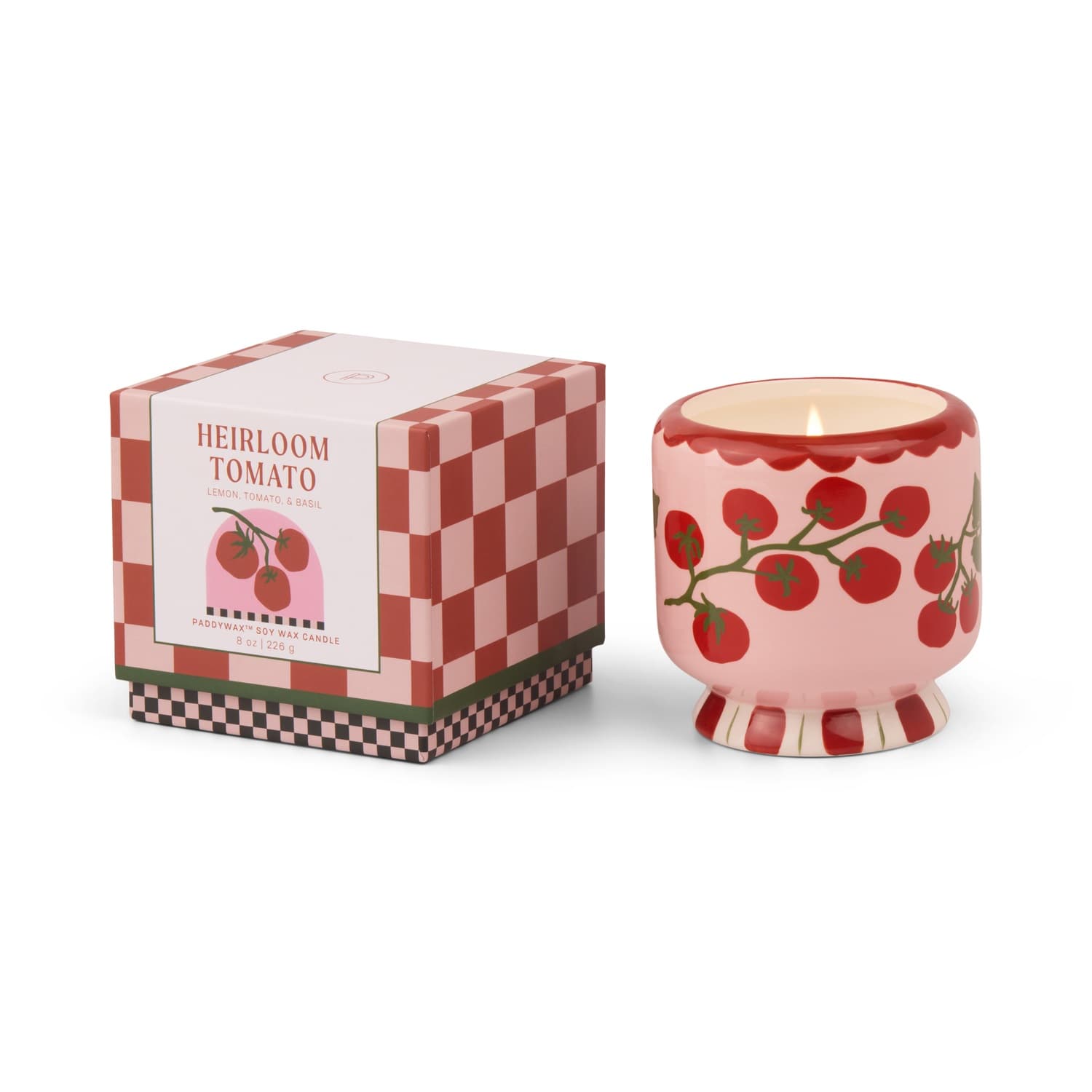 Świeca sojowa w ceramice - Paddywax Adopo – Tomato - Heirloom Tomato