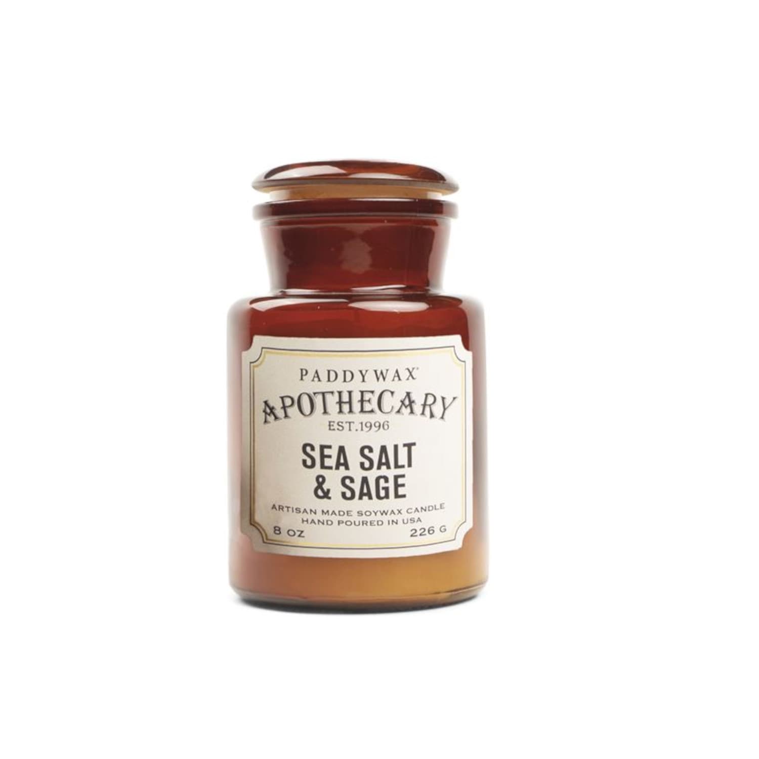 Świeca sojowa w słoju - Paddywax Apothecary – Sea Salt & Sage