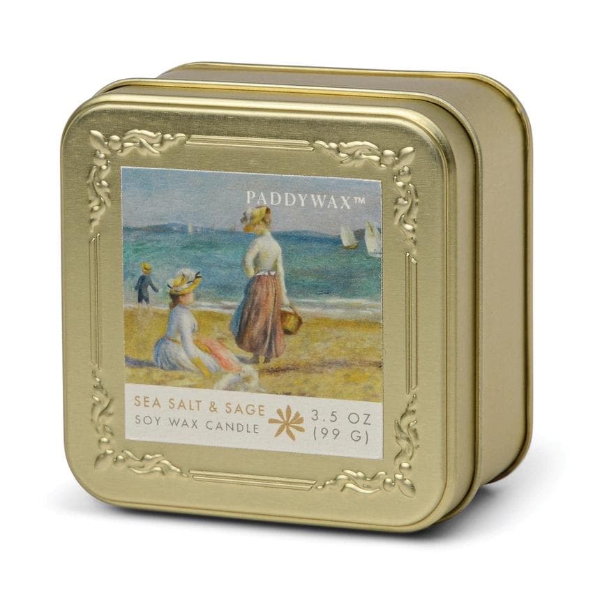 Świeca sojowa w puszce - Paddywax Impressionist – Renoir "Figures on the Beach”