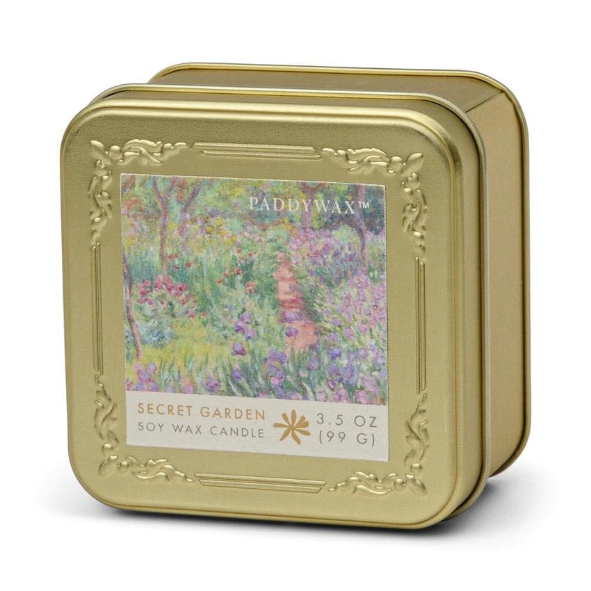 Świeca sojowa w puszce - Paddywax Impressionist – Monet "The Artist Garden of Giverny”