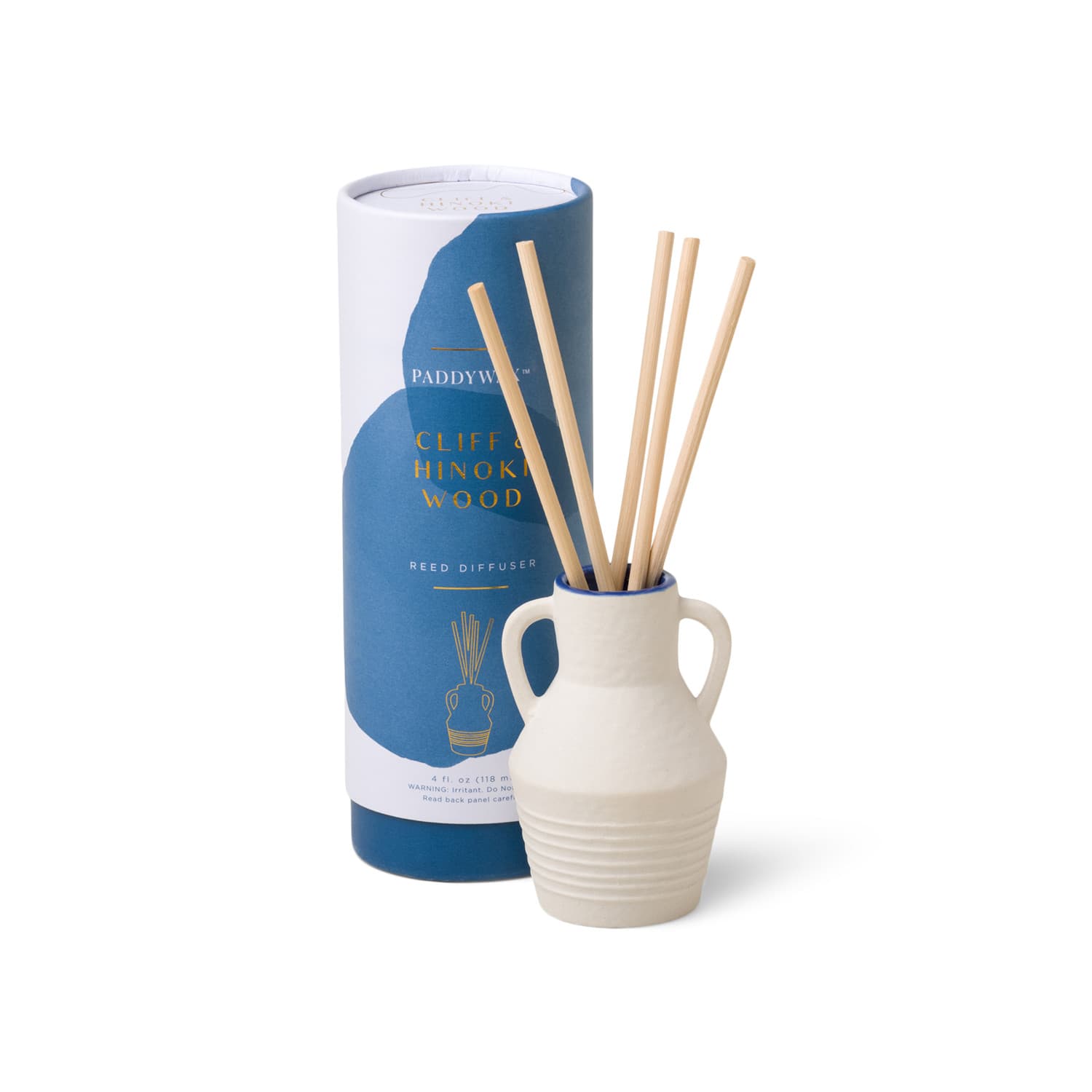 Dyfuzor ceramiczny Santorini – Paddywax – Cream - Cliff & Hinoki Wood