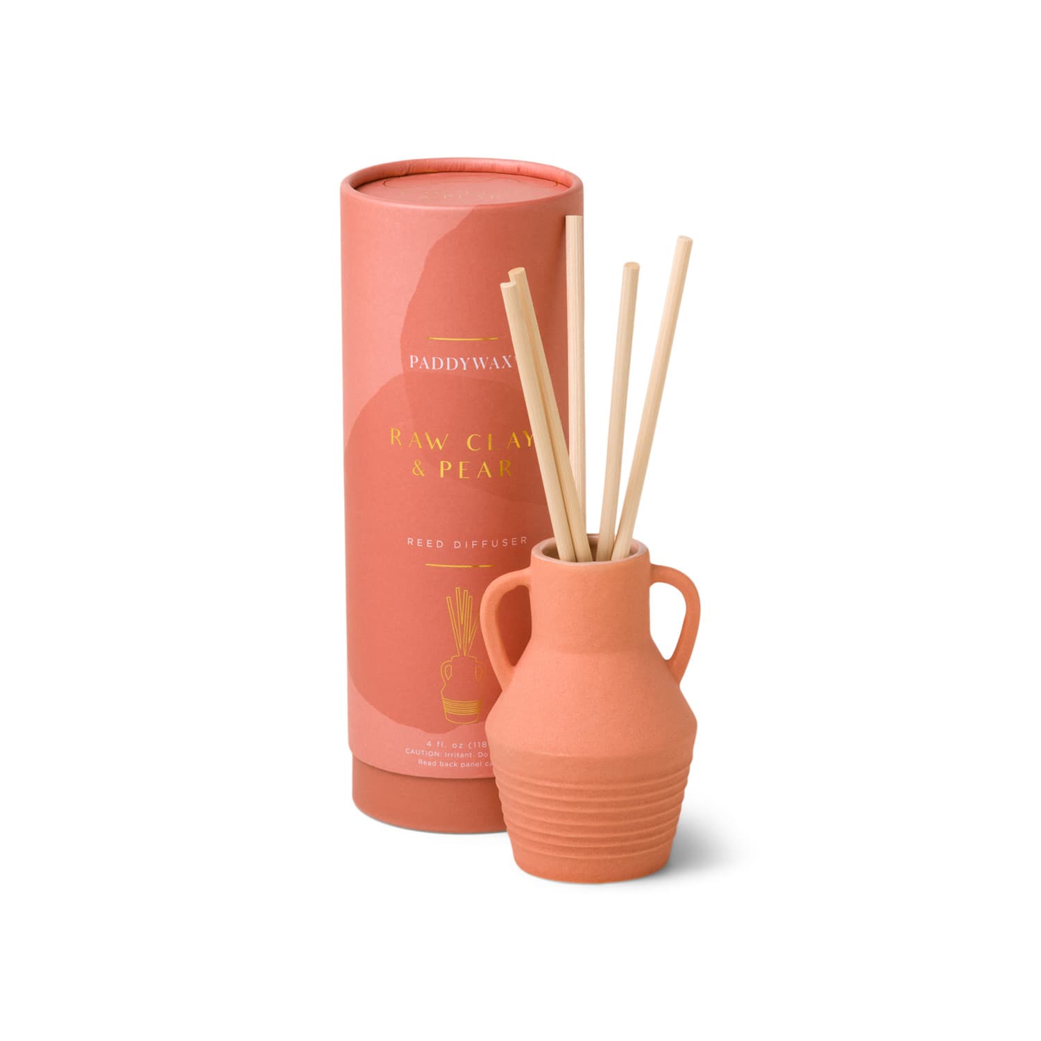 Dyfuzor ceramiczny Santorini – Paddywax – Terracotta - Raw Clay & Pear