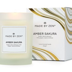 Made by Zen - sojowa świeca Amber Sakura