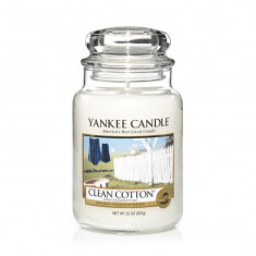 Clean Cotton - Yankee Candle - Duży słój