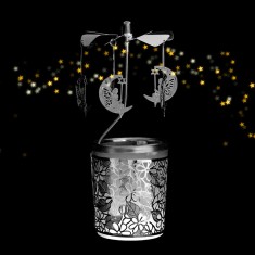 Obrotowy świecznik na tealight - Wróżka na księżycu
