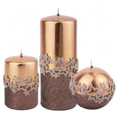 Ice Star Copper Candle Collection