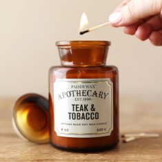 Tabaka świeca sojowa vintage