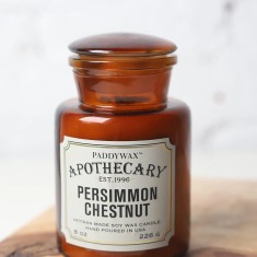Paddywax Persymona & Kasztan - Sojowa świeca w słoju Apothecary