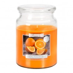 Pomarańcza - duża świeca zapachowa w szkle